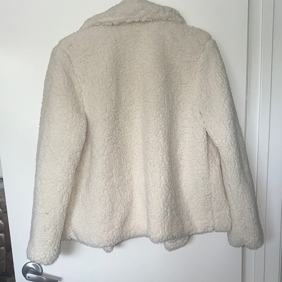 Jack‎ by BB Dakota Women's Cream Teddy Jacket - Picture 5 of 5